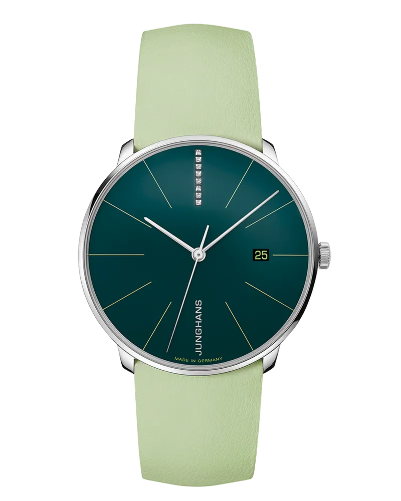 Junghans Meister fein Automatik  027/4357.00 Herrenuhr Grün