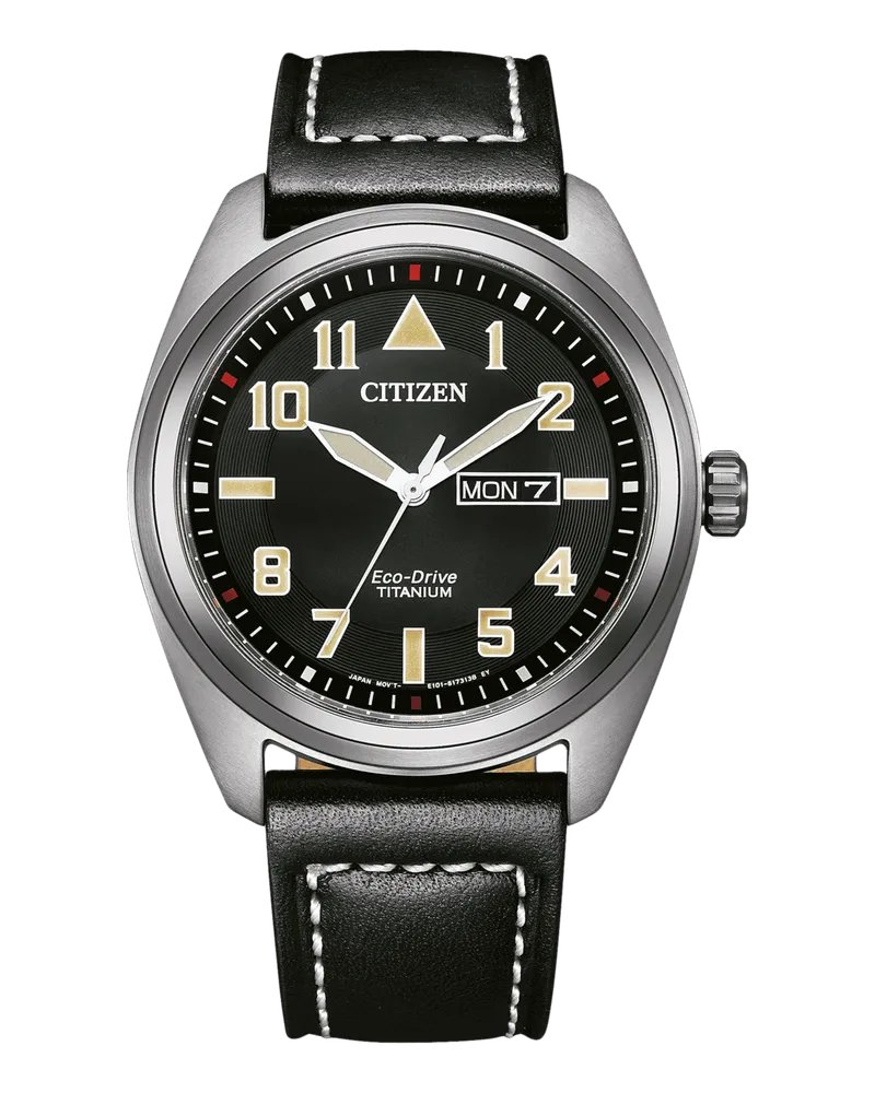 Citizen Titanium Herrenuhr BM8560-29EC Schwarz
