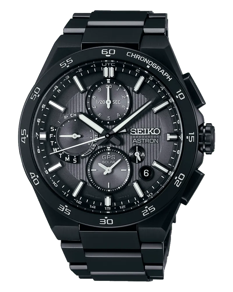 Seiko Astron GPS Solar Dual Time Chronogr 