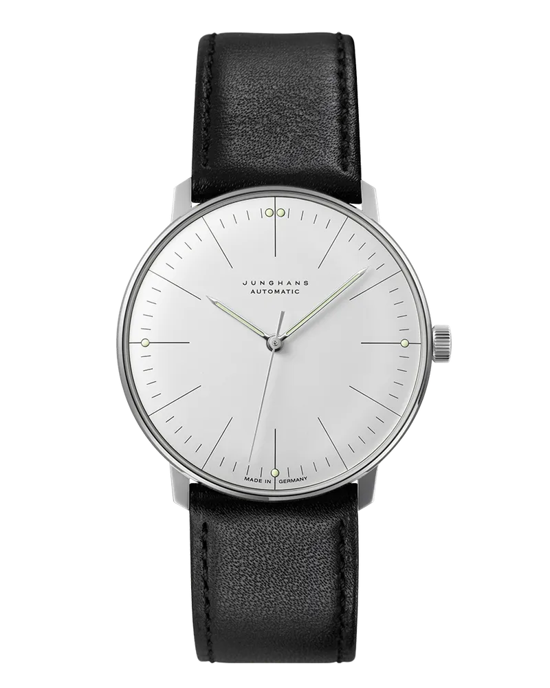 Junghans max bill Automatic Saphirglas Herrenuhr 027/3501.02 Weiß