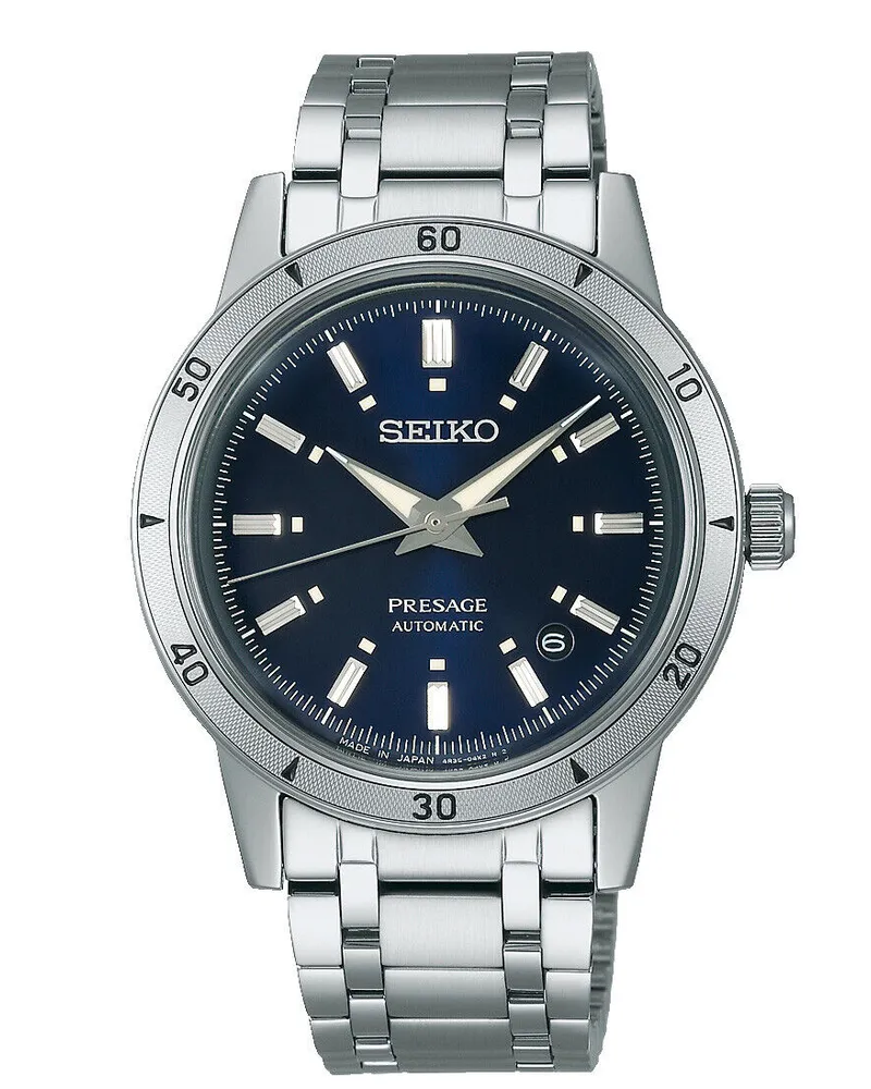 Seiko Presage Style 60‘s Automatik Herrenuhr SRPL07J1 Blau