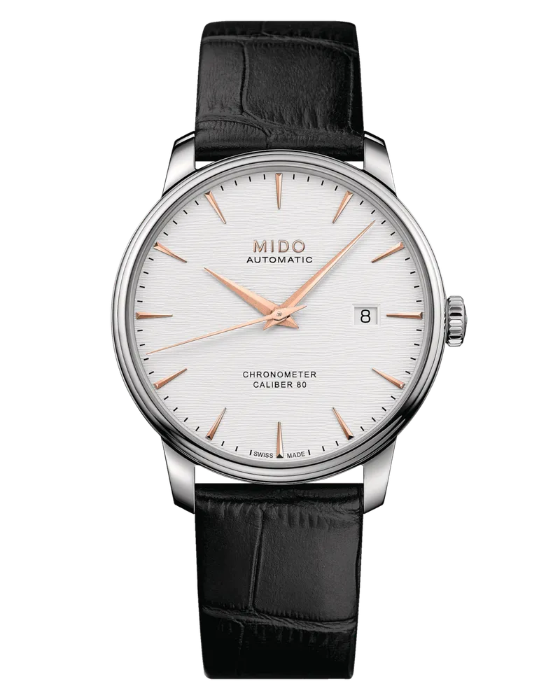 Mido Chronometer Herrenuhr M027.408.16.031.00 Silber