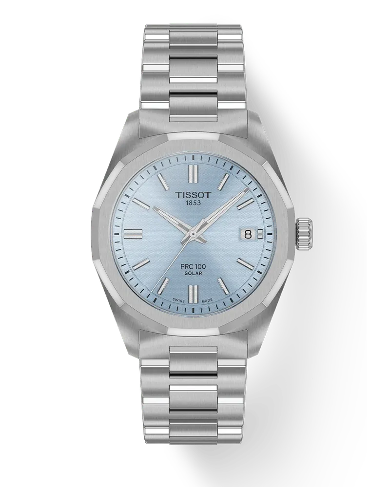 Tissot PRC 100 SOLAR QUARTZ 34MM Damenuhr T151.822.11.351.00 Blau