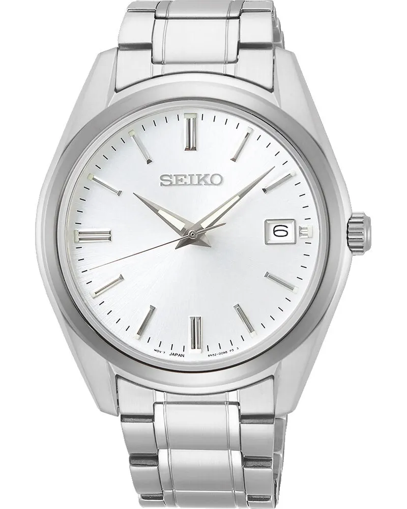 Seiko Herrenuhr Quarz SUR307P1 Weiß