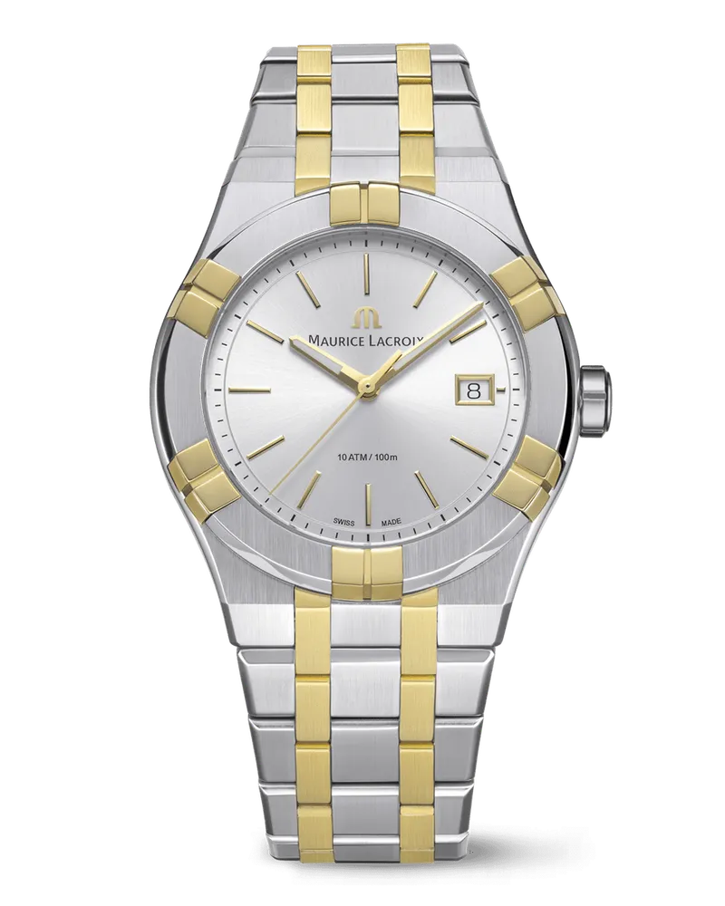 Maurice Lacroix Aikon Quartz 40mm Duotone AI1108-PVY13-130-1 Grau