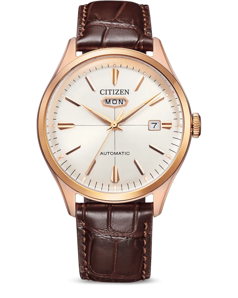 Citizen Eco-Drive Elegance Herrenuhr NH8393-05AE Beige