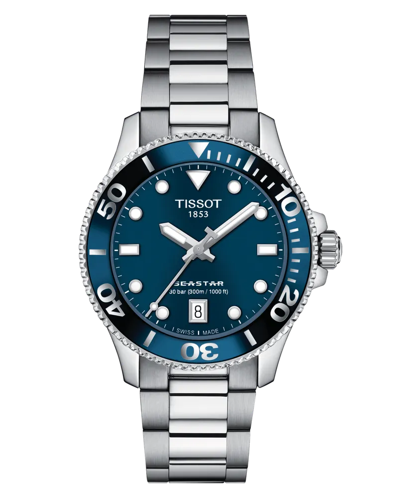 Tissot Seastar 1000 36mm Damenuhr T120.210.11.041.00 Blau