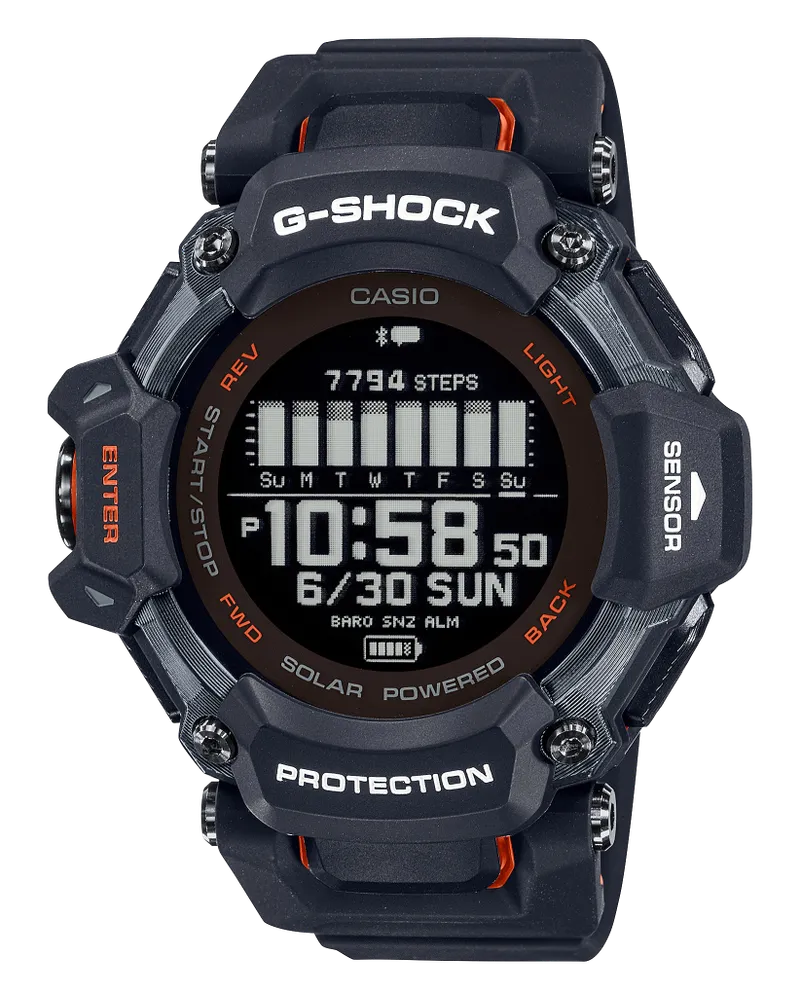 Casio G-SQUAD Herrenuhr GBD-H2000-1AER Schwarz