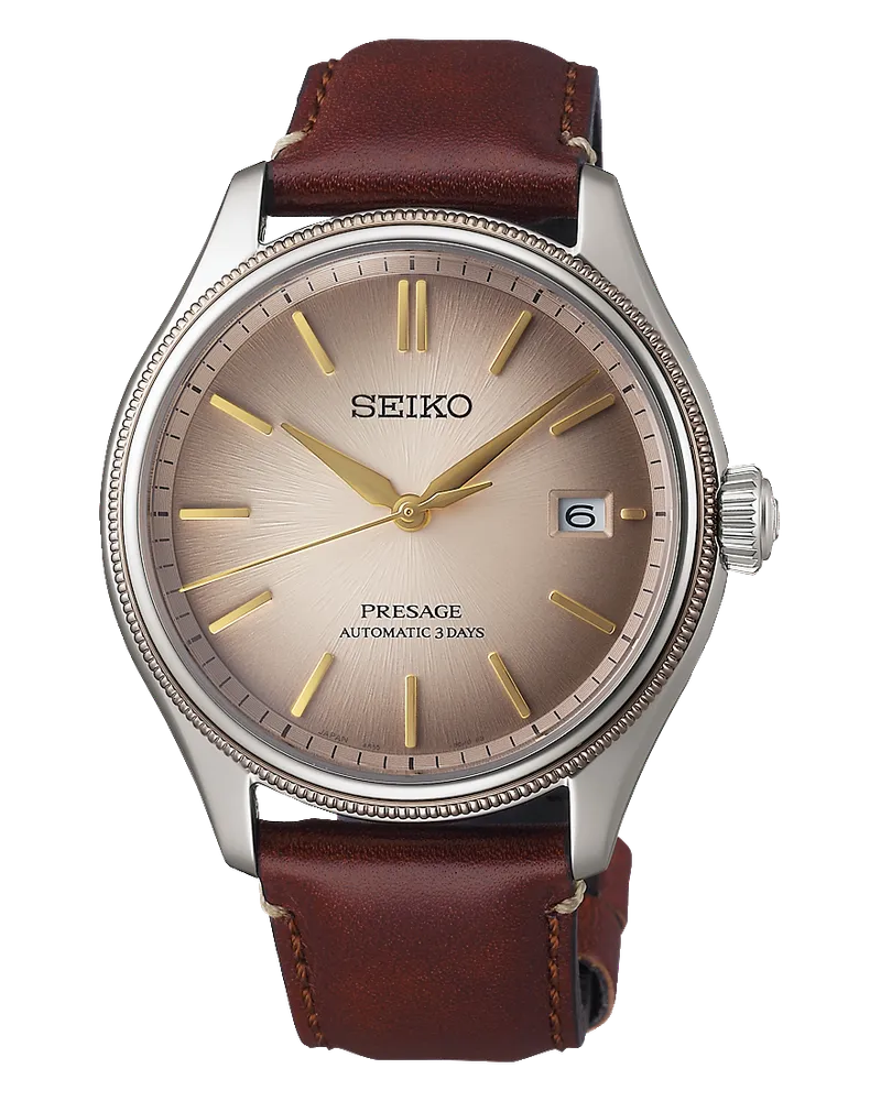 Seiko Presage Automatik 3 Zeiger Limited Edition 2025 Shiracha Limitiert auf 3.000 Stück weltweit Herrenuhr SPB529J1 