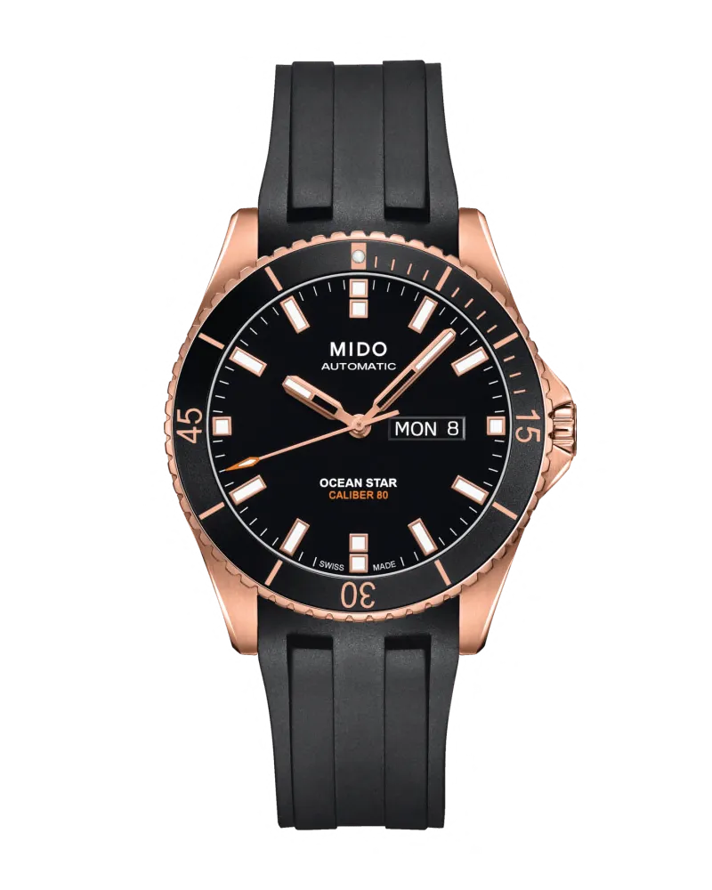 Mido Captain Ocean Star Herrenuhr M0264303705100 Schwarz