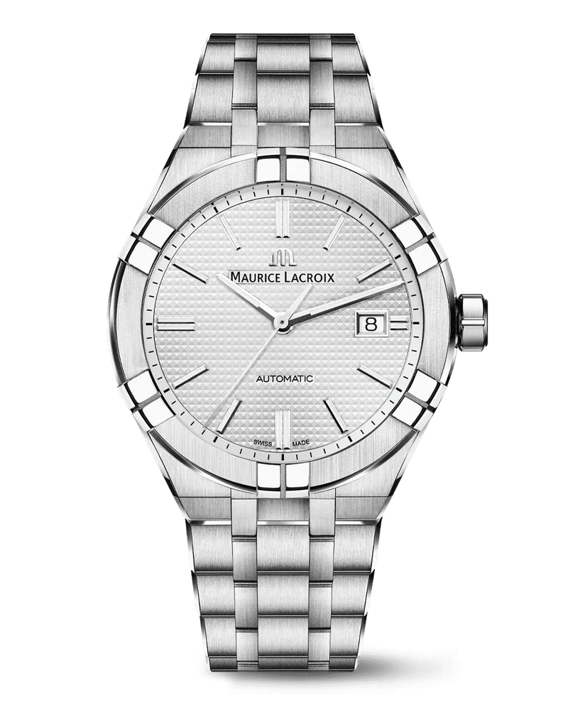 Maurice Lacroix Aikon Date Herrenuhr AI6008-SS002-130-1 Silber