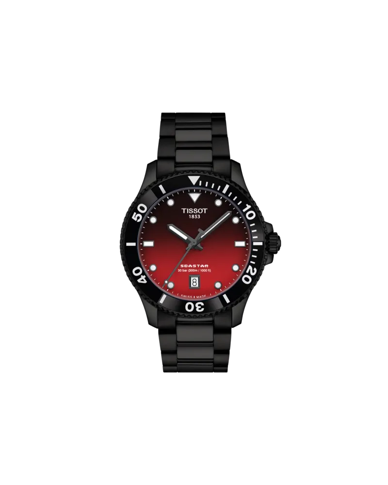 Tissot Seastar 1000 Quarz Herrenuhr T120.410.33.421.00 Schwarzrot