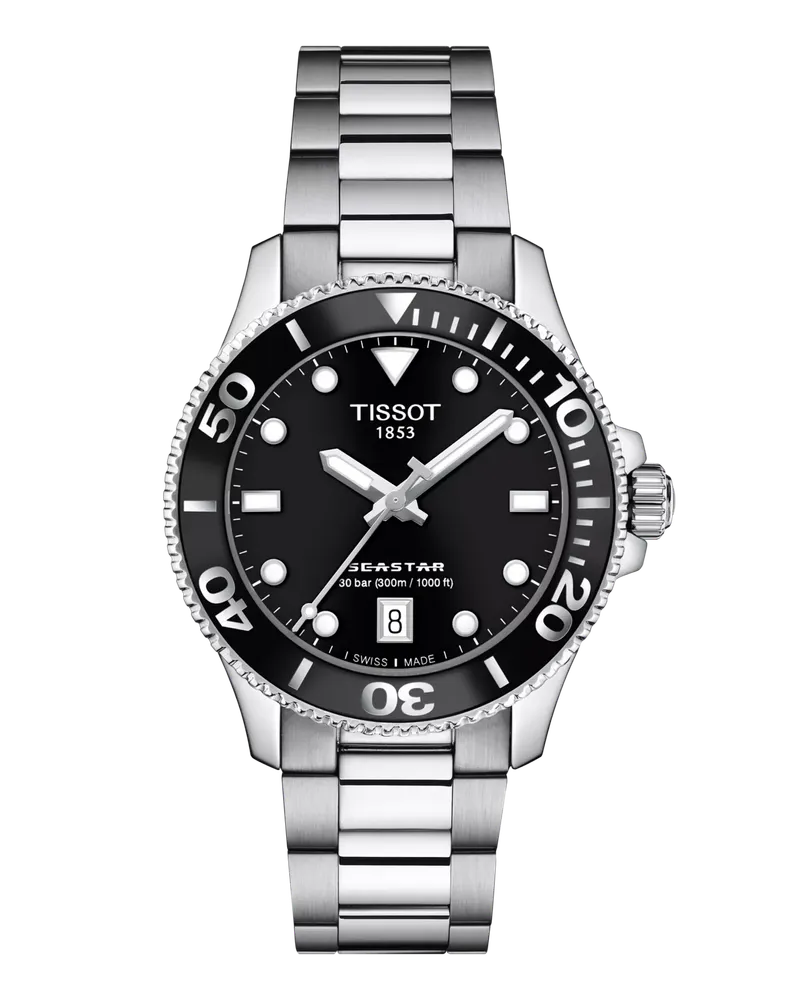 Tissot Seastar 1000 36MM Herrenuhr T120.210.11.051.00 Schwarz