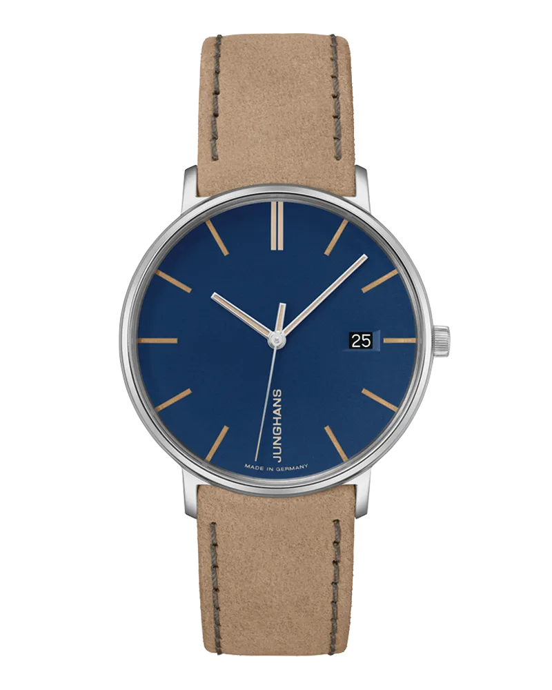 Junghans Damenuhr 047/4255.00 Form Blau