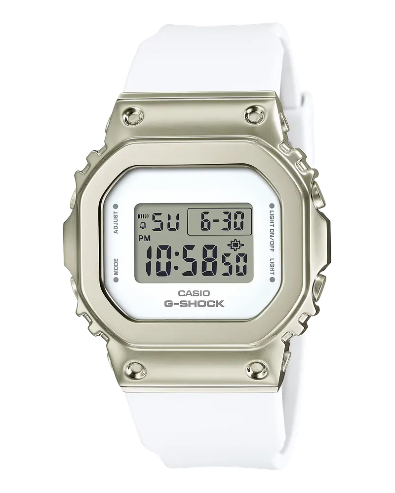 Casio Casio  Damenuhr G-Steel GM-S5600G-7ER Weiß