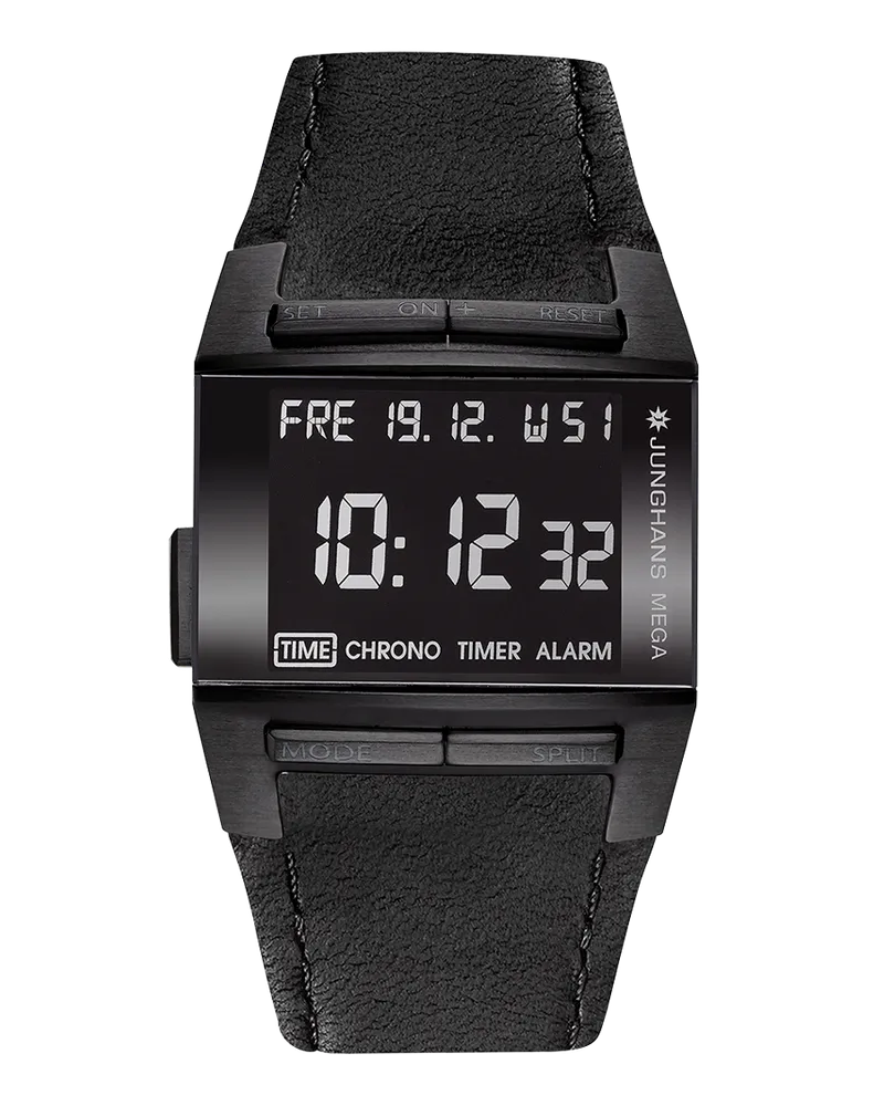 Junghans Mega 1000 Limited Edition Funkuhr Herrenuhr 26/4800.25 Schwarz