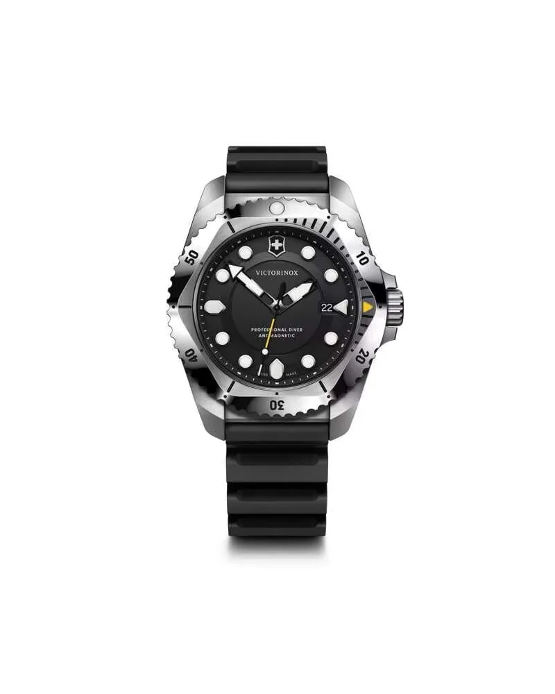 Victorinox Dive Pro Quartz Three hands Steel Herrenuhr 241990 Schwarz