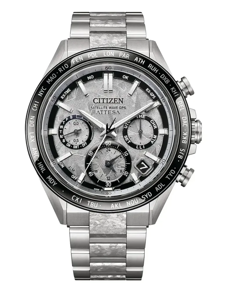 Citizen Attesa Titanium Limited Edition Herrenuhr Satellite Wave GPS CC4076-65A Silber