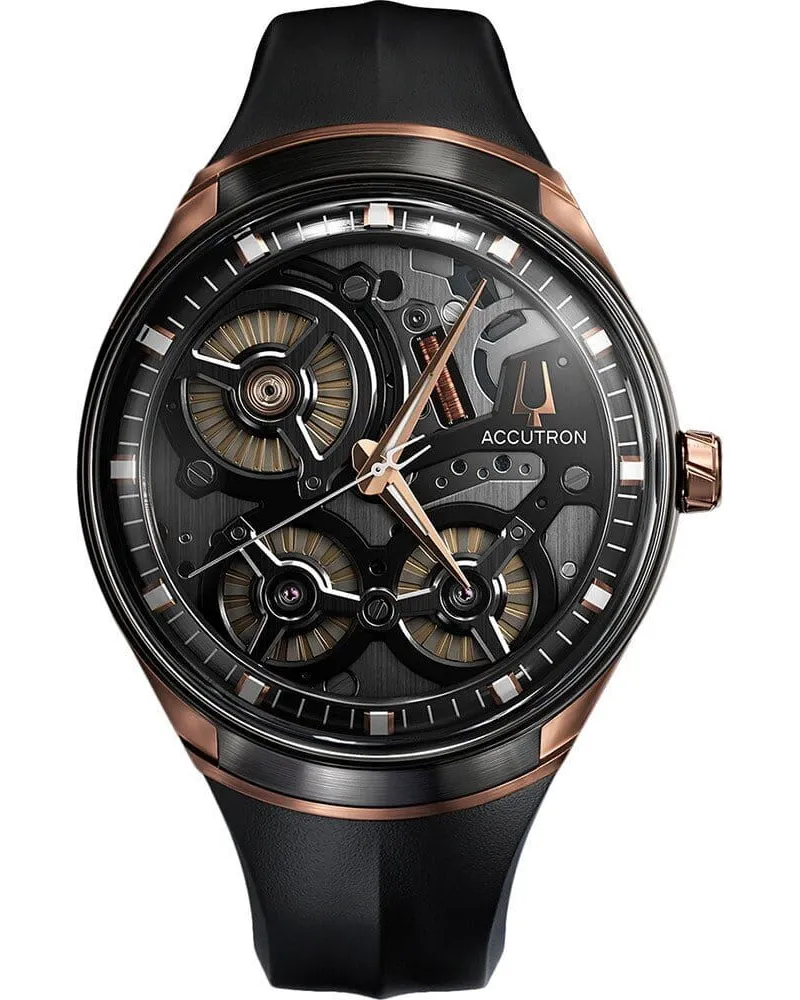 BULOVA Accutron DNA Herrenuhr 2ES8A002 Schwarzgrau