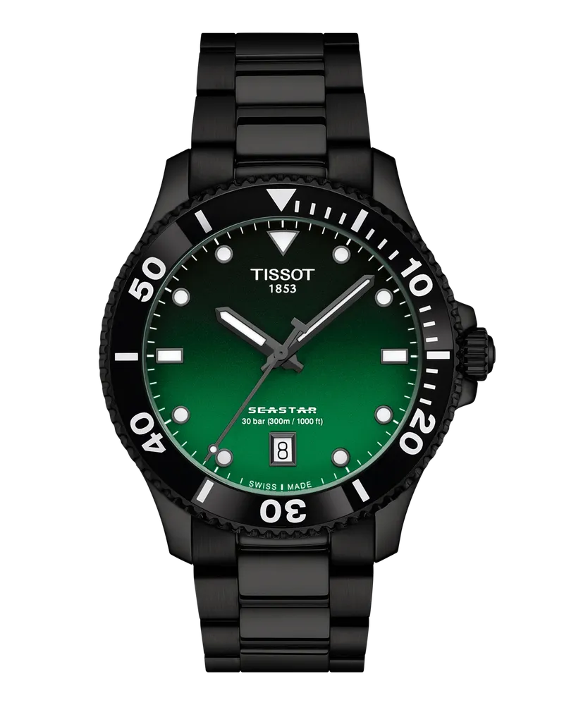 Tissot Seastar 1000 Quarz Herrenuhr T120.410.33.091.00 Schwarzgrün