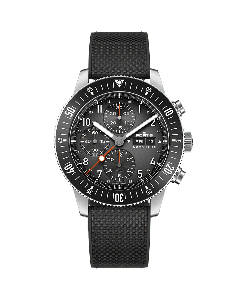 FORTIS NOVONAUT N-42 Legacy Herrenuhr F2040009 Schwarz