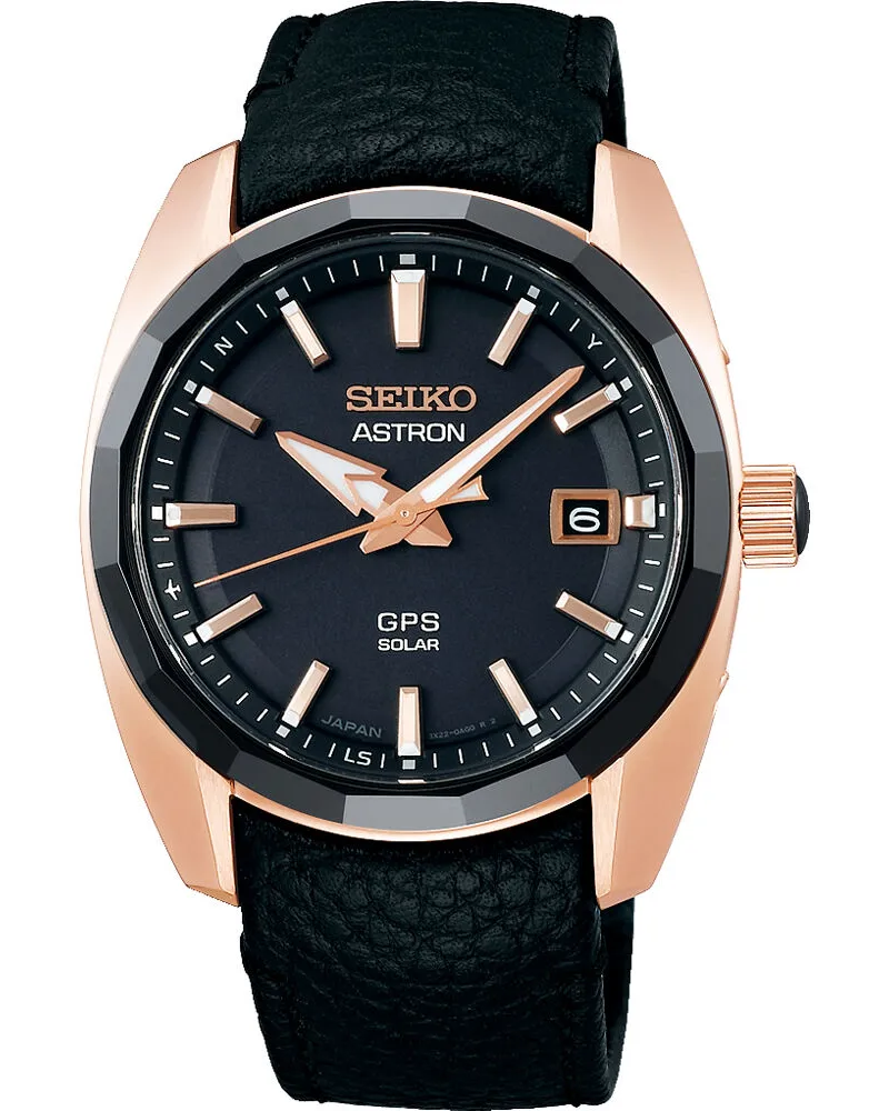 Seiko Astron GPS Solar Herrenuhr SSJ012J1 Schwarz