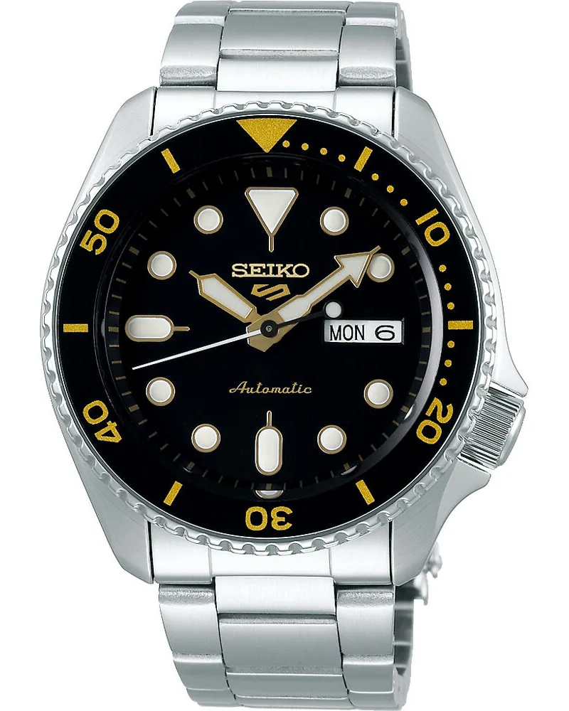 Seiko 5 Sports Style Automatic Herrenuhr SRPD57K1 Schwarz