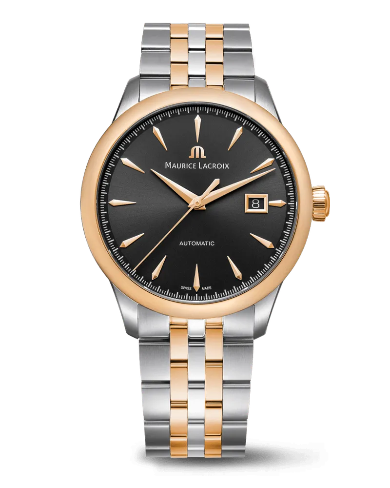 Maurice Lacroix 1975 Automatic Duotone 40mm, Multicolor, Edelstahl, Rosévergoldet Herrenuhr 756008-PVP12-330-1 Multicolor
