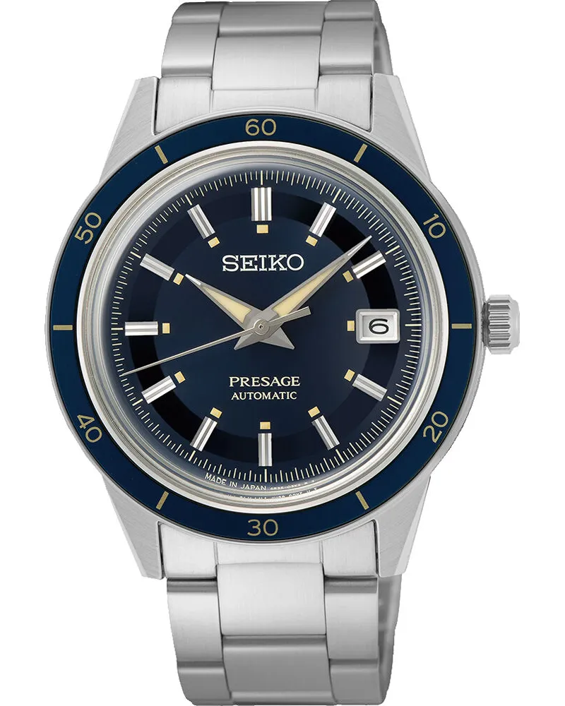 Seiko Herrenuhr Presage Automatik SRPG05J1 Blau