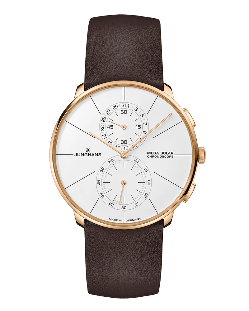 Junghans Meister fein Chronoscope Mega Solar He 