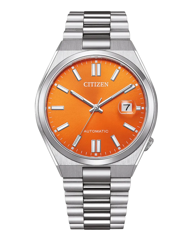 Citizen Herrenuhr Automatik Kollektion NJ0151-88Z Orange