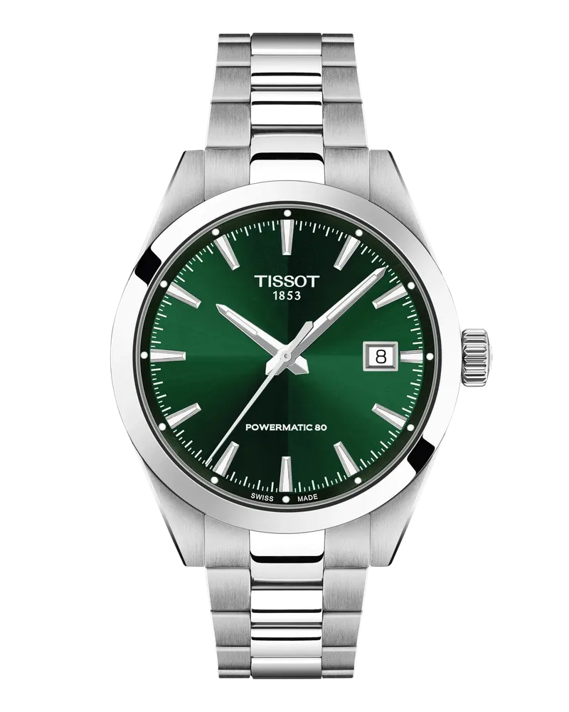 Tissot Gentleman 38mm Herrenuhr T165.807.11.091.00 Grün