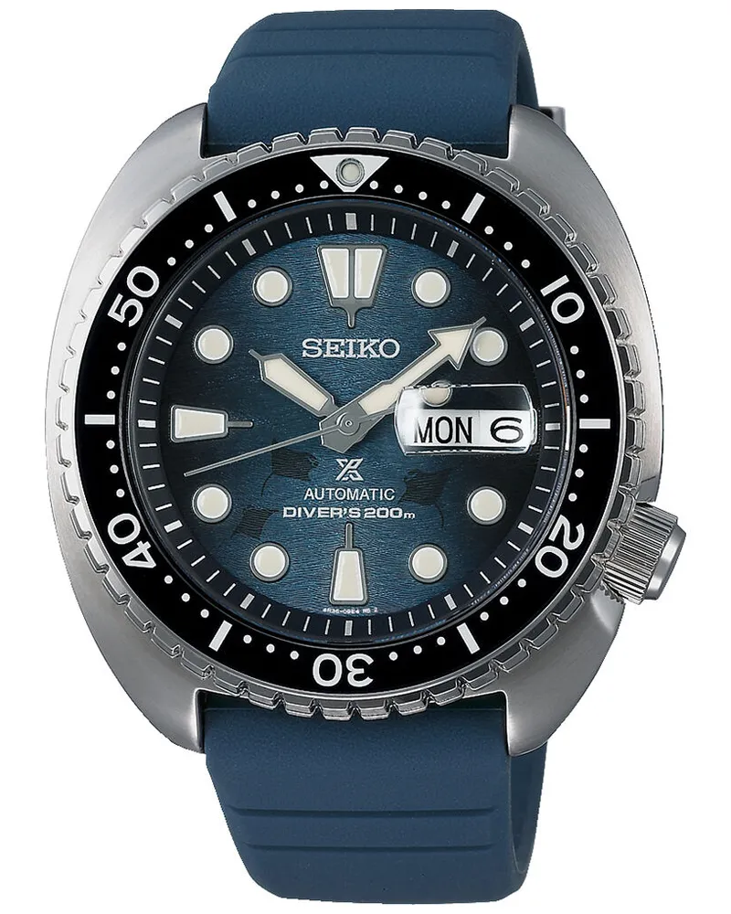 Seiko Prospex Automatik Save the Ocean Special Edition Herrenuhr SRPF77K1 Blau
