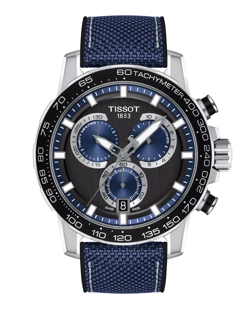 Tissot Supersport Chrono Herrenuhr T125.617.17.051.03 Schwarzblaugrün