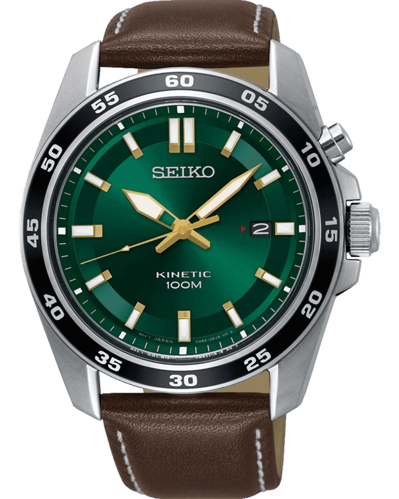 Seiko Kinetic Herrenuhr SKA791P1 GrüN