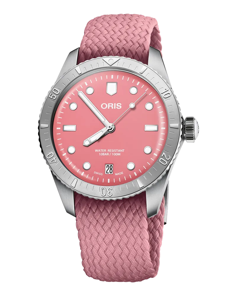 ORIS Divers Sixty‑Five Cotton Candy 38mm Rosa Damenuhr 01 733 7771 4058-07 3 19 04S 