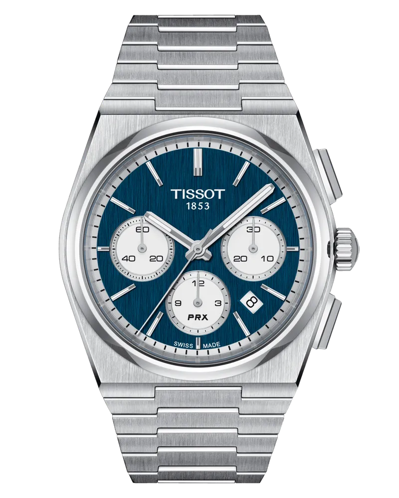 Tissot PRX Automatic Chronograph Herrenuhr T137.427.11.041.00 Blau