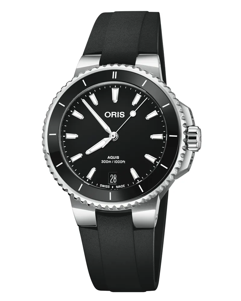 ORIS Herrenuhr Aquis 01 733 7792 4154-07 4 19 64FC Schwarz