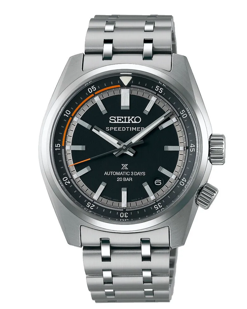 Seiko Speedtimer Automatic Herrenuhr SPB515J1 Schwarz