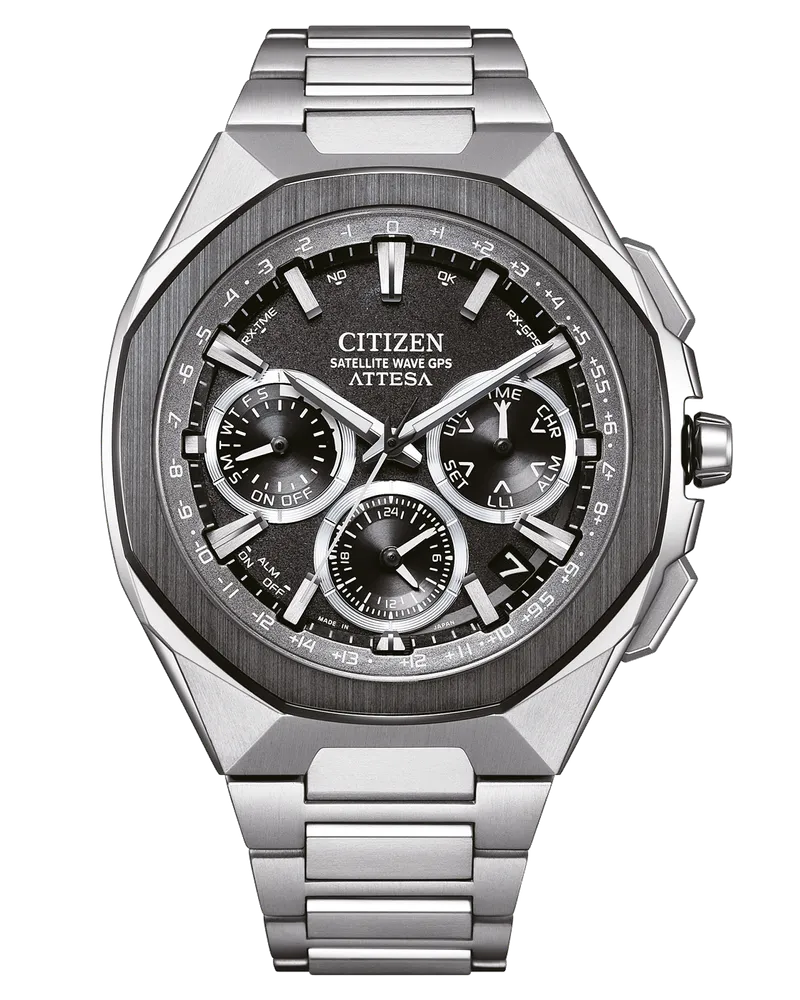 Citizen Attesa Satellite Wave GPS Herrenuhr CC4104-53E Schwarz