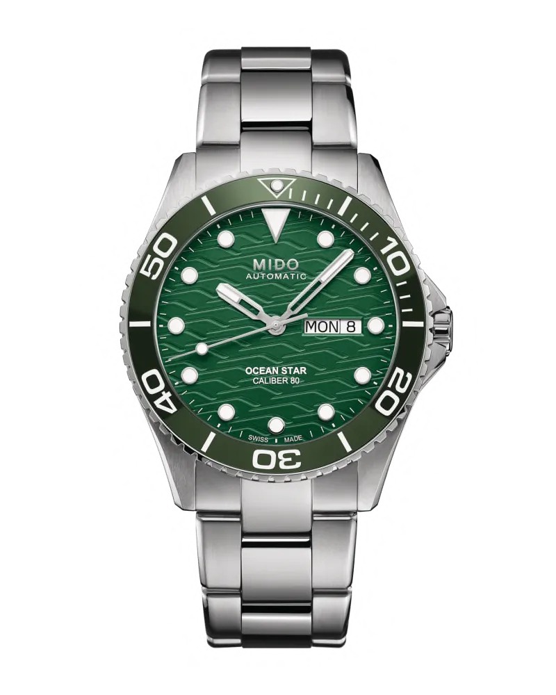 Mido Captain Ocean Star Herrenuhr M042.430.11.091.00 Grün