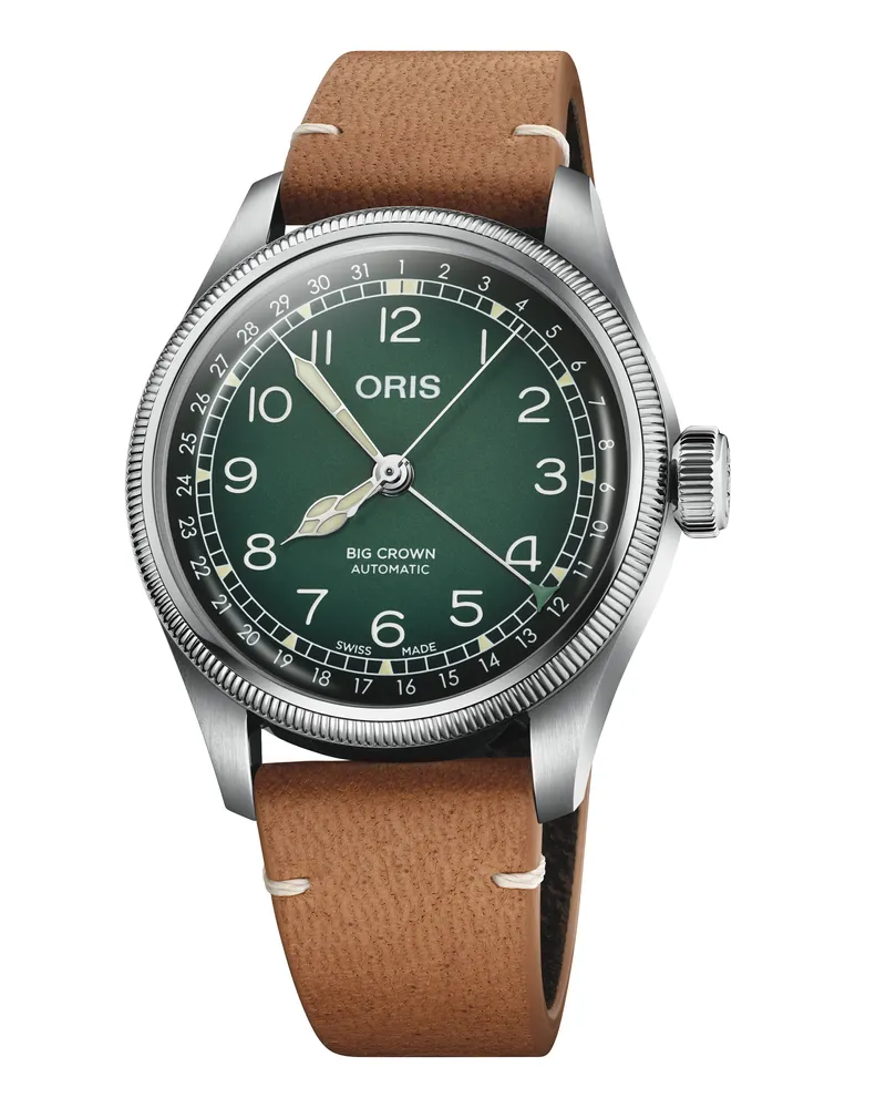 ORIS Herrenuhr Big Crown 01 754 7779 4067-Set Grün