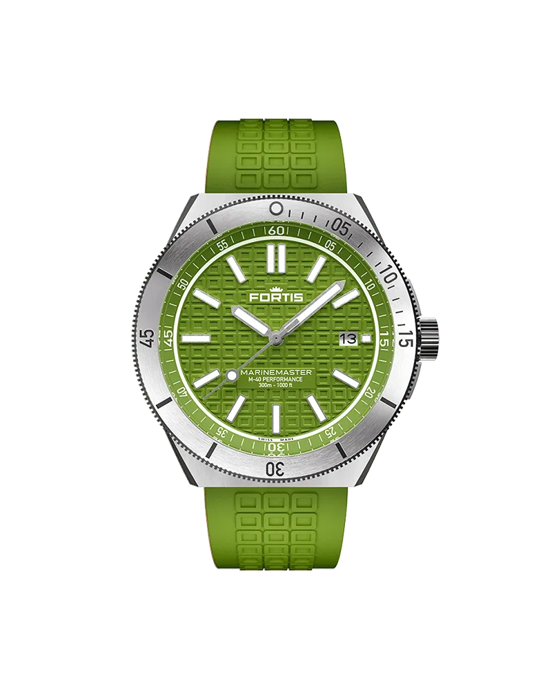 FORTIS Marinemaster M-40 Woodpecker Green Herrenuhr F8120007 Grün