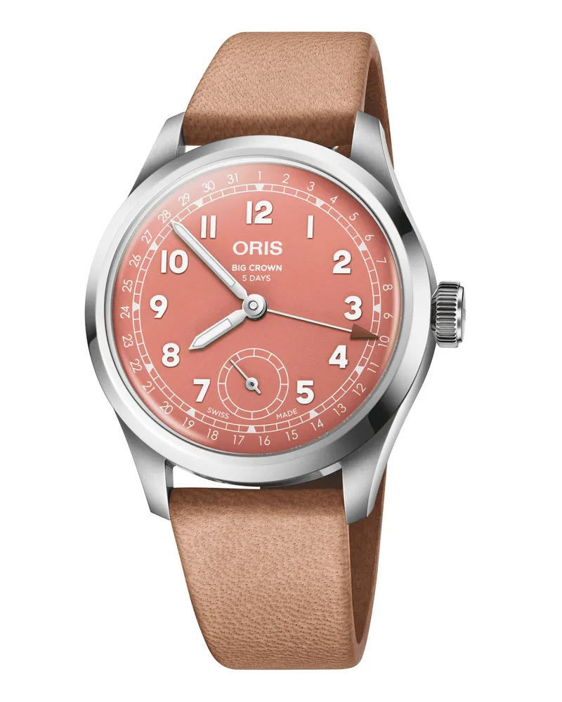 ORIS Big Crown Pointer Date Calibre 403 40mm Rot Herrenuhr 01 403 7799 4068-07 6 20 11FC Rot
