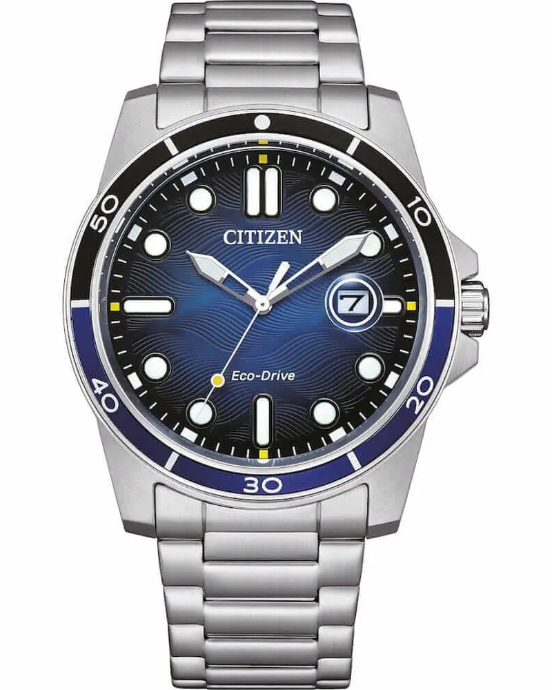 Citizen Eco-Drive Herrenuhr AW1810-85L Blau