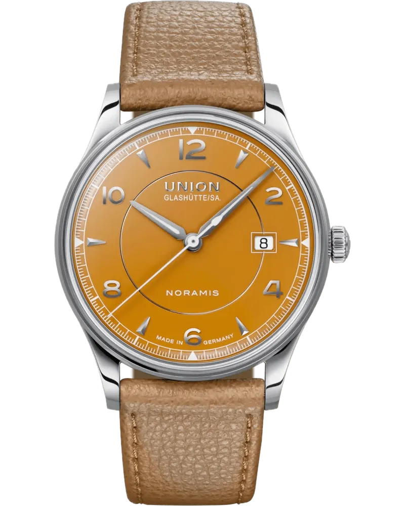 Union Glashütte Noramis Datum Positano Herrenuhr D016.407.16.367.00 Gelb