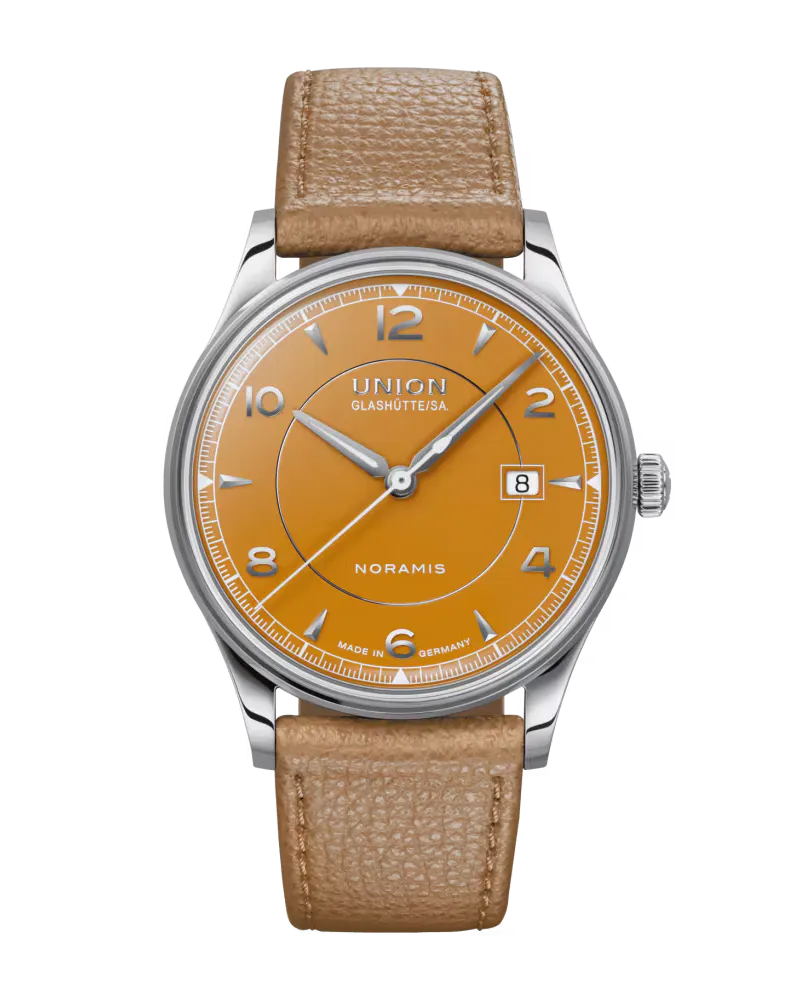 Union Glashütte Noramis Datum Positano Herrenuhr D016.407.16.367.00 Gelb