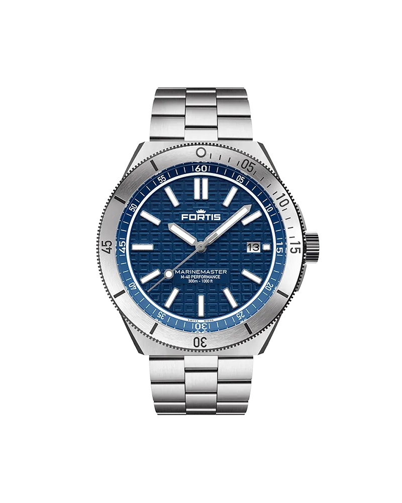 FORTIS Marinemaster M-40 Ocean Blue Herrenuhr F8120029 Blau