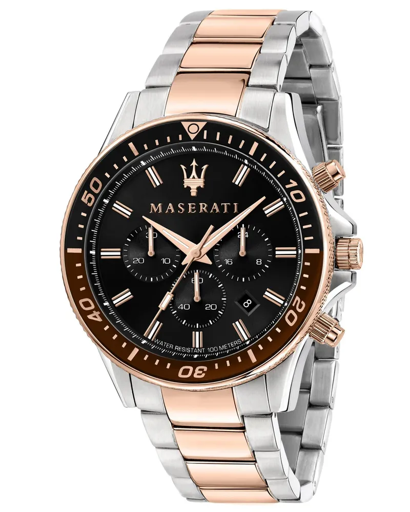 Maserati Sfida Chronograph Herrenuhr R8873640009 Schwarz