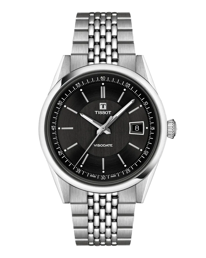 Tissot VISODATE 39MM Herrenuhr T157.407.11.051.00 Schwarz